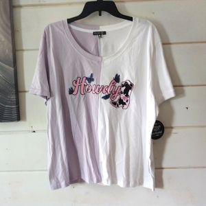 Attitude not included 2X Howdy Tshirt